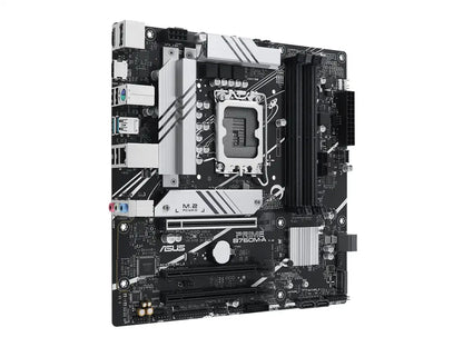 Placa Madre Asus B760m-a Prime (90mb1ek0-m0aay0) Socket Lga 1700, Ram Ddr5 Buss 7200oc Mhz, 13va, 12va Gen