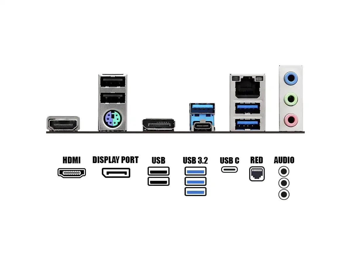 Placa Madre Asrock B760m Pg Lightning/d4 (90-mxbly0-a0uayz) Socket Lga 1700, Ram Ddr4 5333oc Mhz, 14va, 13va, 12va Gen