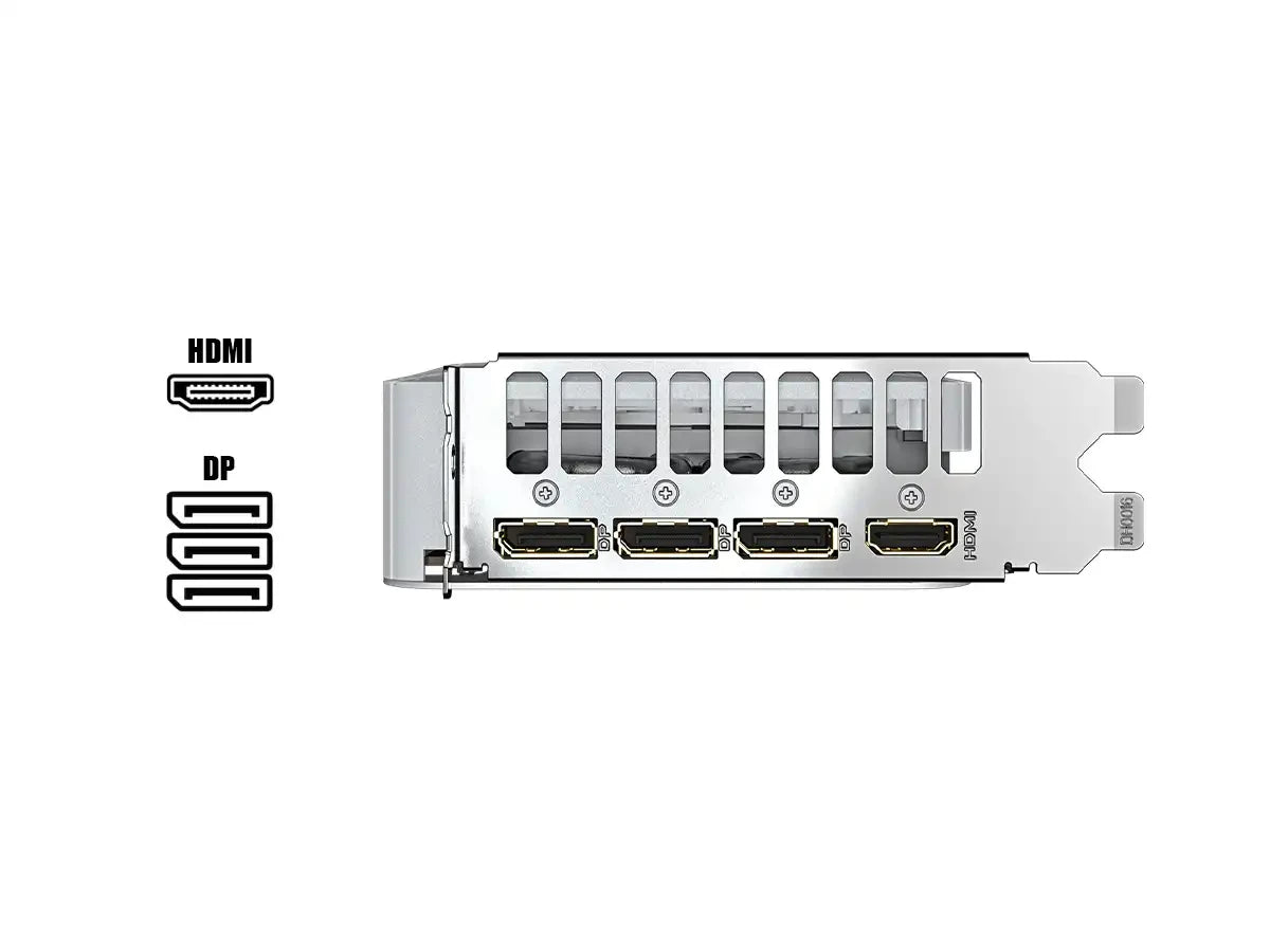 Tarjeta De Video Gigabyte Geforce Rtx 5060 8gb Eagle Oc Ice Gddr7 (gv-n5060eagle Oc Ice-8gd) Nvidia 128 Bits, 2 Ventiladore