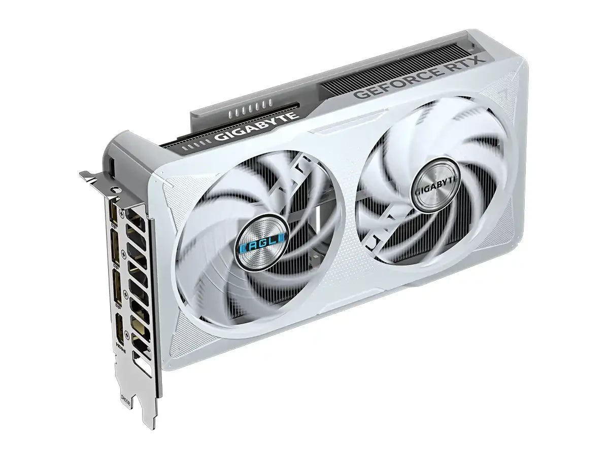 Tarjeta De Video Gigabyte Geforce Rtx 5060 8gb Eagle Oc Ice Gddr7 (gv-n5060eagle Oc Ice-8gd) Nvidia 128 Bits, 2 Ventiladore