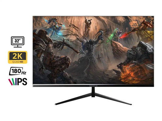 Monitor Gambyte 32 Pul. Ml3205q (mn-grml3205q-lg) Gaming 180hz, 2k/qhd, 1ms, 2 Hdmi, 1 Dp, 1 Usb, 1 Audio