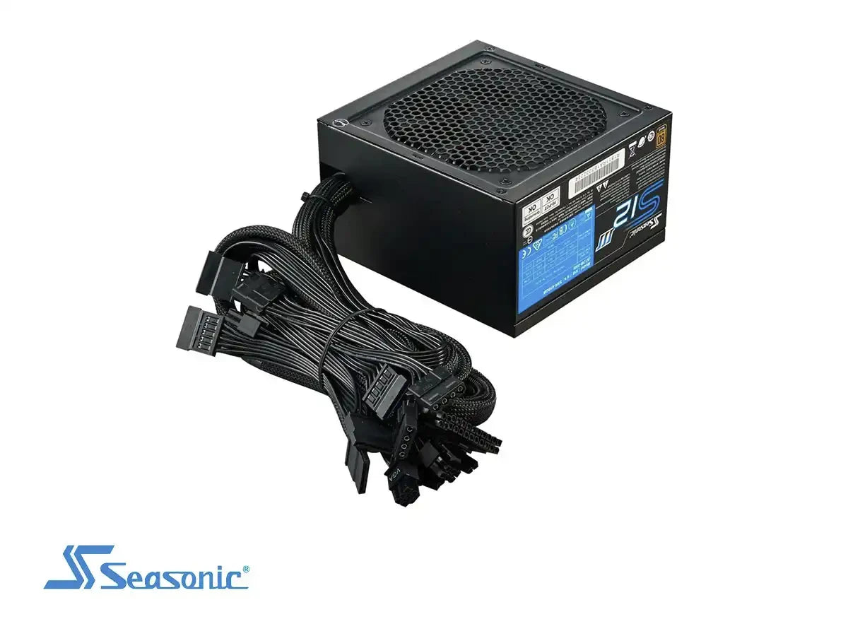 Fuente De Poder Seasonic 550w S12iii (ssr-550gb3) Atx, 80 Plus Bronze, No Modular, Negro
