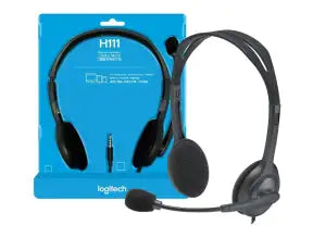Auricular Logitech H111 (981-000612) Con Microfono, Negro
