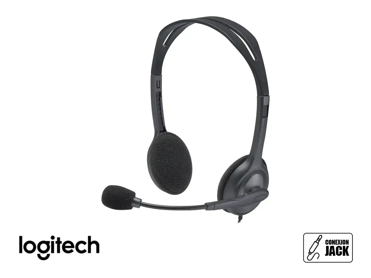 Auricular Logitech H111 (981-000612) Con Microfono, Negro
