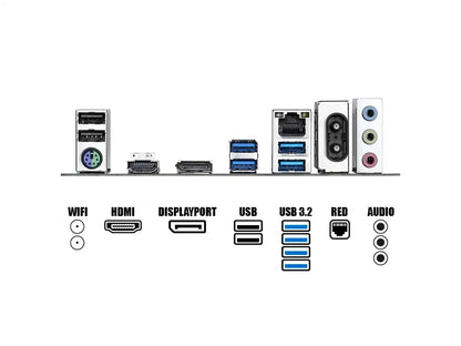 Placa Madre Gigabyte B550m Ds3h Ac R2 (b550m Ds3h Ac R2) Socket Am4, Ram Ddr4 Buss 4733oc Mhz, Wifi