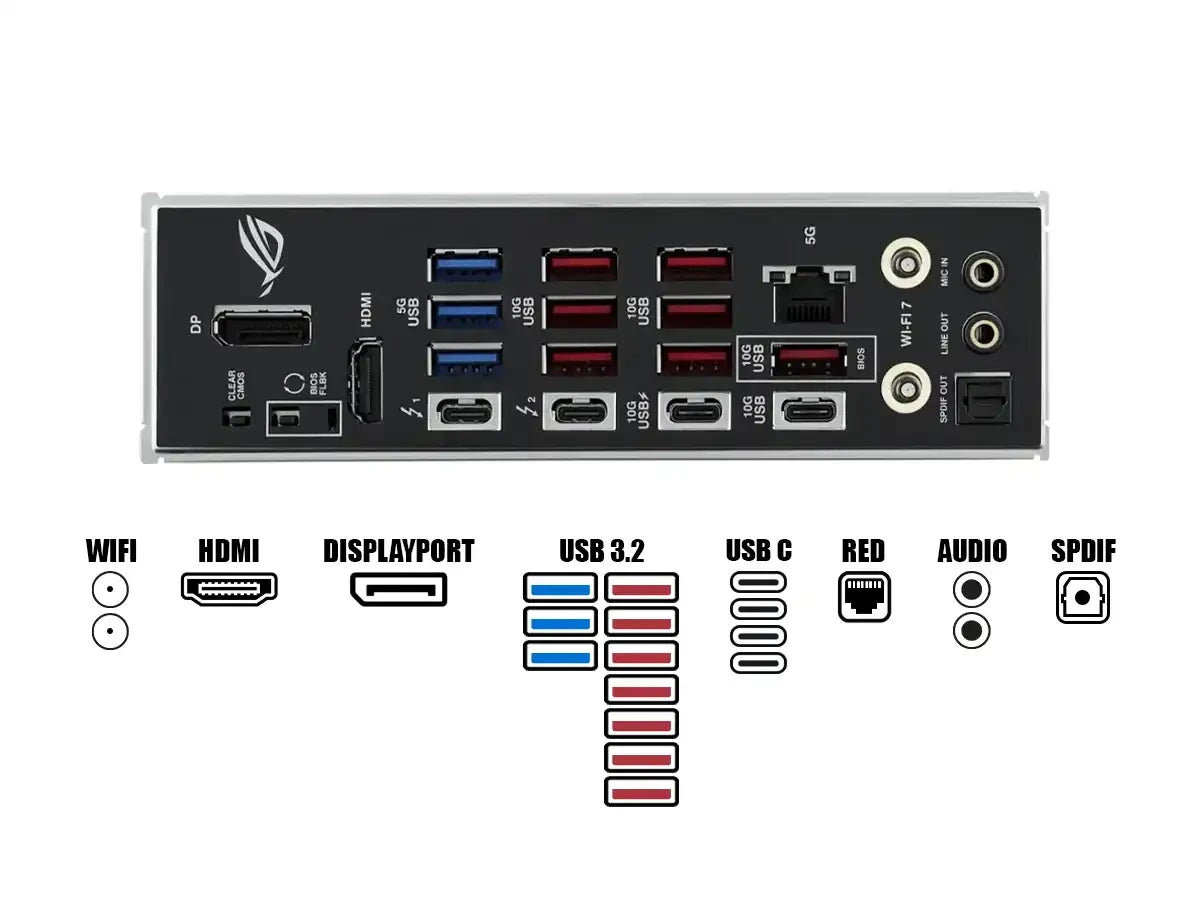 Placa Madre Asus Rog Strix Z890-e Gaming Wifi (rog Strix Z890-e Gaming Wifi) Socket Lga 1851, Ram Ddr5, Core Ultra Gen., Rgb