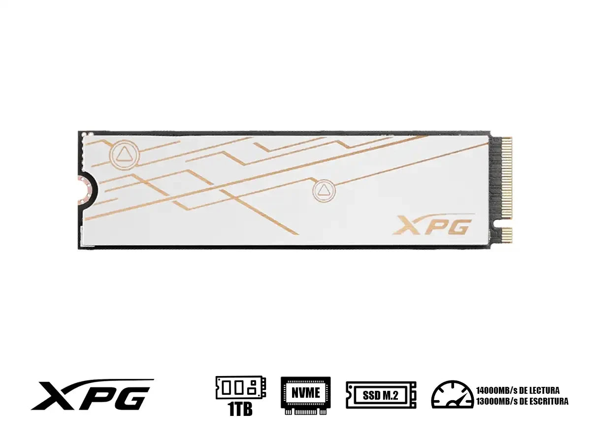 Unidad De Almacenamiento Ssd M.2 Pcie Xpg Mars 980 Blade 1tb (smar-980b-1tcs) 80mm, Nvme Pcie, Gen5 X 4, Hasta 14000mb/s