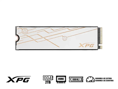 Unidad De Almacenamiento Ssd M.2 Pcie Xpg Mars 980 Blade 2tb (smar-980b-2tcs) 80mm, Nvme Pcie, Gen5 X 4, Hasta 14000mb/s