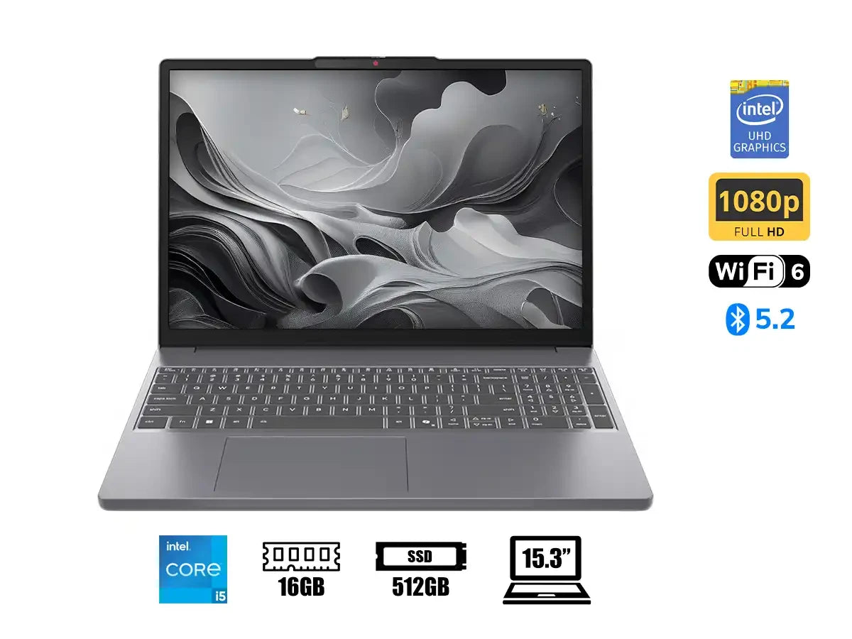 Laptop Lenovo Core I5-13420h Ideapad Slim 3 15irh10 (83k100c3lm) Pantalla 15.3", Ram 16gb, Ssd 512gb, S/sistema