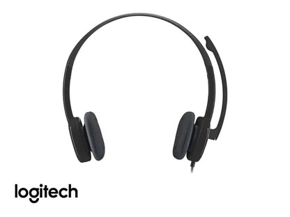Auricular Logitech Stereo H-151 (981-000587) Con Microfono, Negro