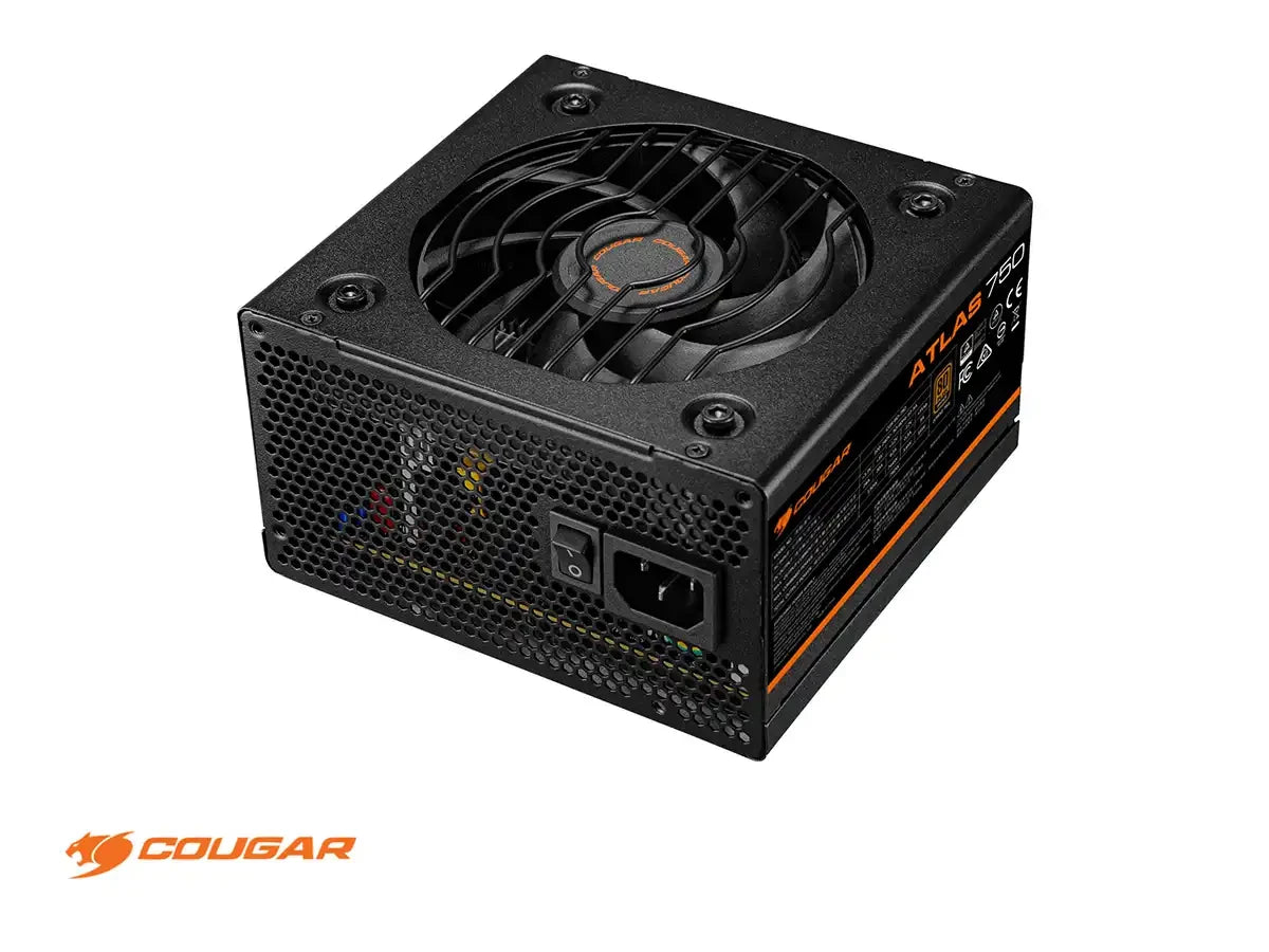 Fuente De Poder Cougar 750w Atlas Cgr Bd-750 (31al075002p01) Atx, 80 Plus Bronze, No Modular, Negro