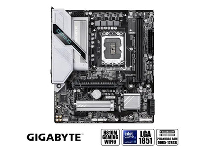 Placa Madre Gigabyte H810m Gaming Wifi6 (h810m Gaming Wifi6) Socket Lga 1851, Ram Ddr5 8200 Mhz, Core Ultra