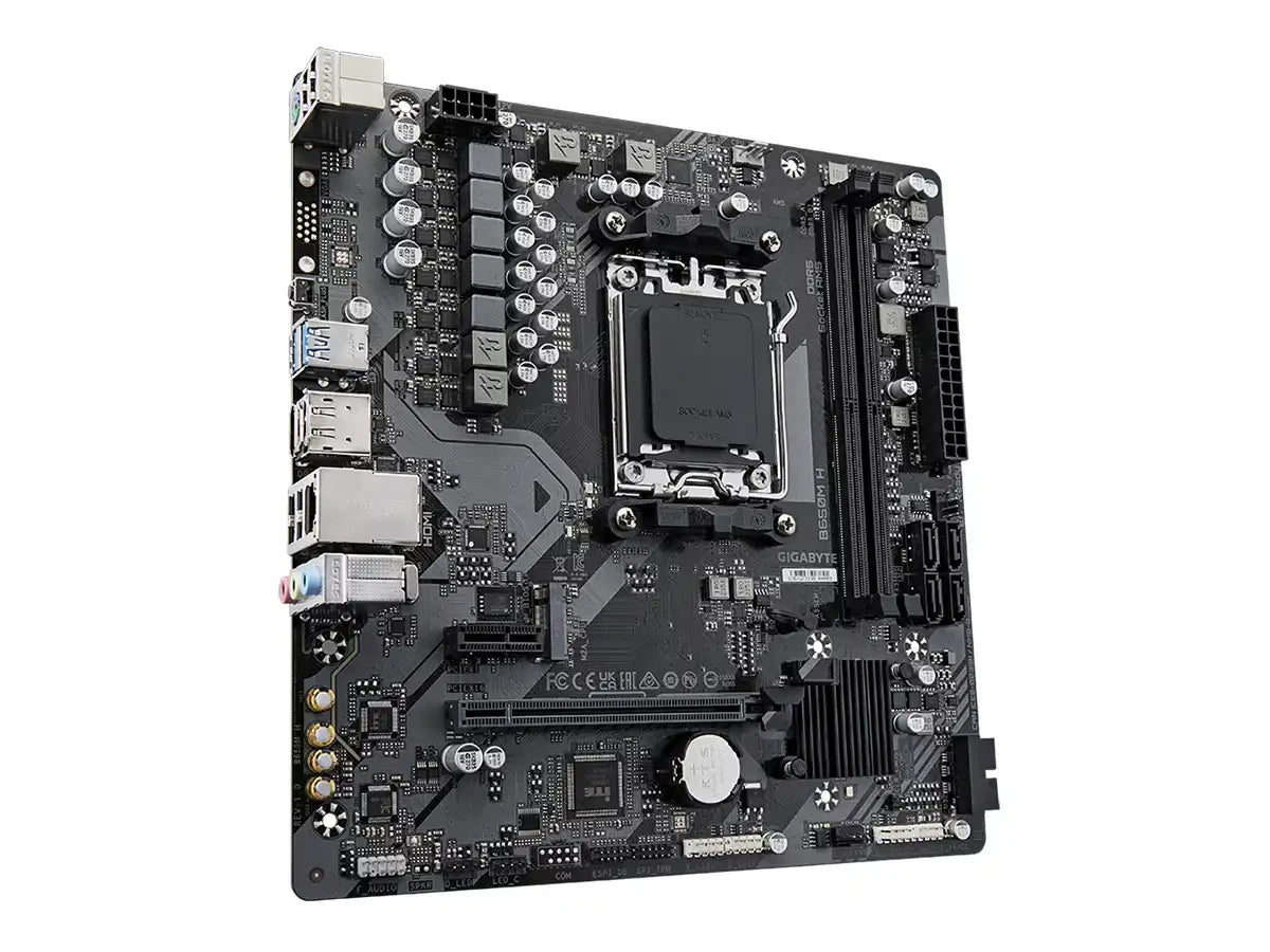 Placa Madre Gigabyte B650m H (b650m-h) Socket Am5, Ram Ddr5 Buss 6400oc Mhz