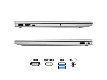 Laptop Hp Ryzen 3 7320u 15-fc0005la (802m8la#abm) 15.6" Fhd Tn, Ram 8gb, Ssd 256, Esp, S/sistema