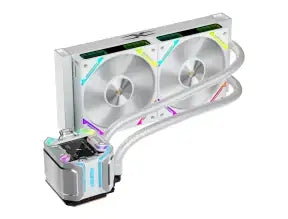 Sistema De Enfriamiento Liquido 1stplayer X-starship 240 White ( X-starship 240w ) Lcd 2.4"- Argb