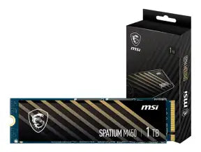 Unidad De Almacenamiento Ssd M.2 Pcie Msi 1tb Nvme Spatium M450, 2280 (sm450n100) 3600mb/s