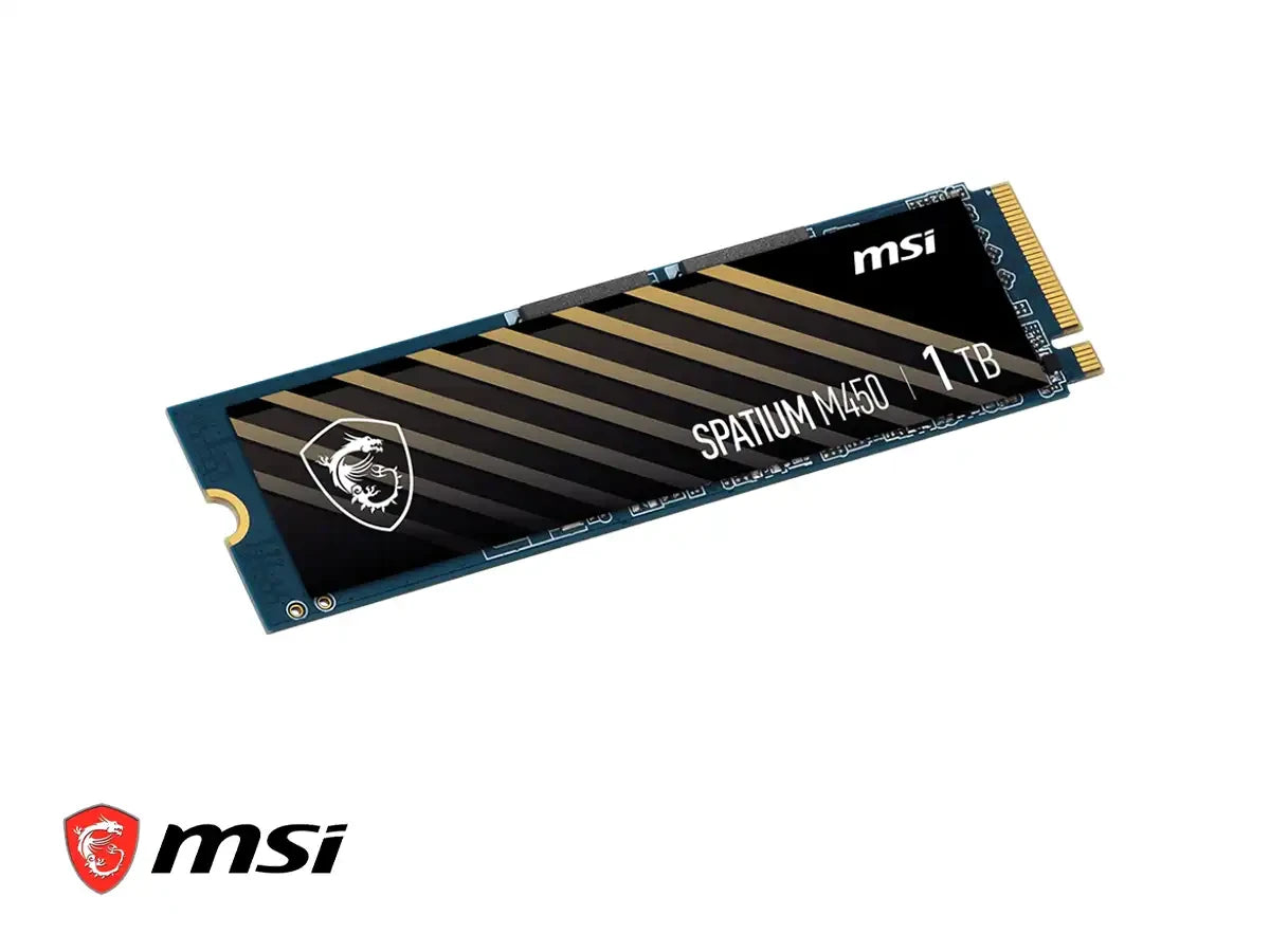 Unidad De Almacenamiento Ssd M.2 Pcie Msi 1tb Nvme Spatium M450, 2280 (sm450n100) 3600mb/s