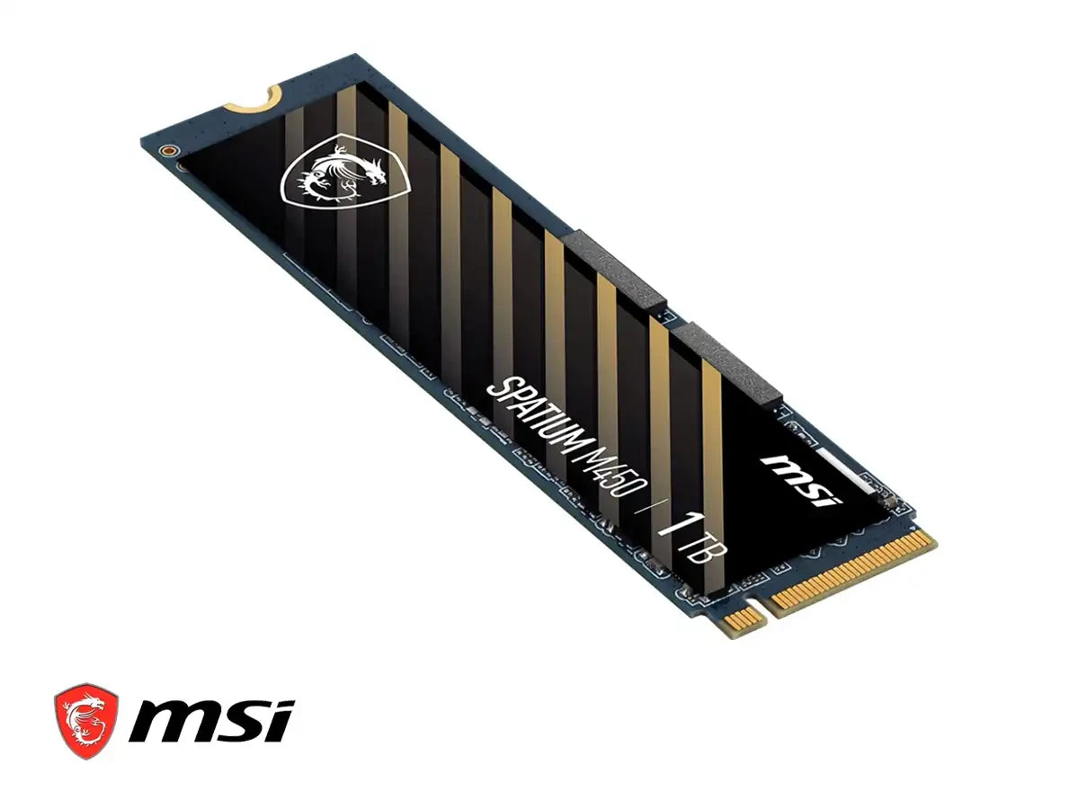 Unidad De Almacenamiento Ssd M.2 Pcie Msi 1tb Nvme Spatium M450, 2280 (sm450n100) 3600mb/s