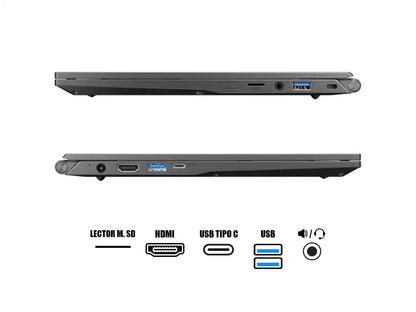 Laptop Gigabyte Core I7-1195g7 U4 Gamer (u4 Ud-70us823so) Pantalla 14" Fhd, Ram 16gb, Ssd M.2 512gb, Win11, Es., 11gen