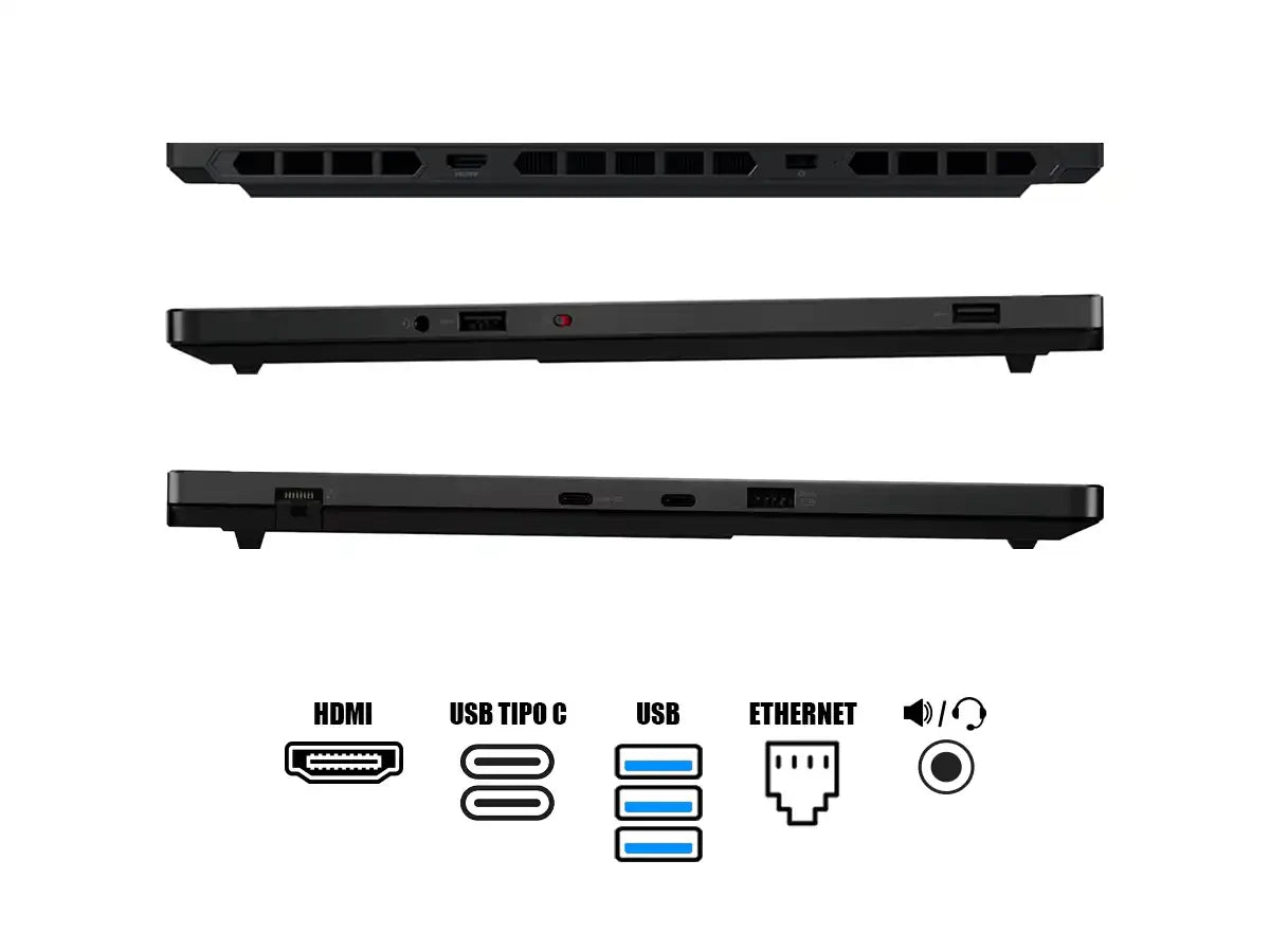Laptop Lenovo Ryzen 7 260 Legion 5 15ahp10 Gaming (83m00001us) 15.1" Wqxga 165hz Oled, Ram 16gb, Ssd 512gb, Rtx 5060 8gb, Rgb, Win11, Negro