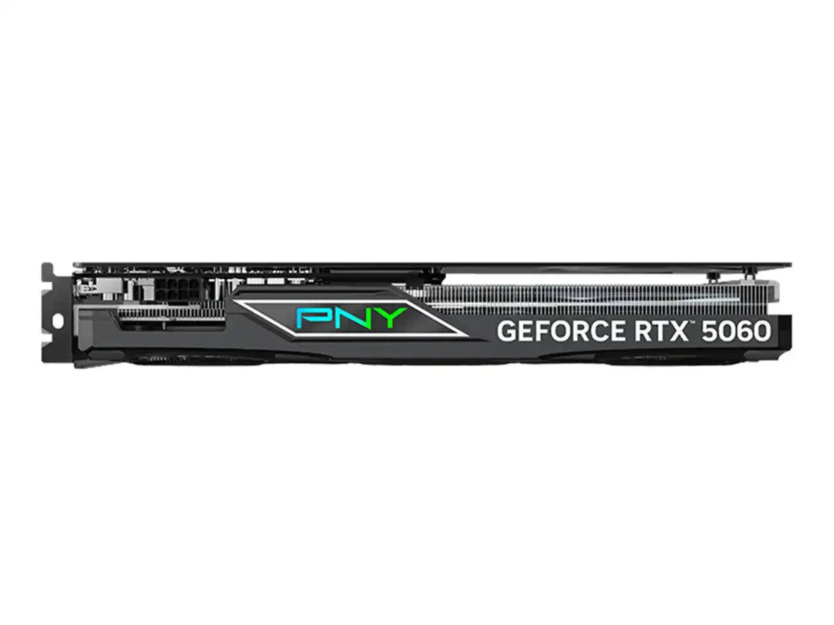Tarjeta De Video Pny Geforce Rtx 5060 8gb Epic-x Rgb Oc Gdrr7 (vcg50608tfxxpb1-o) Nvidia 128 Bits, 3 Ventiladores