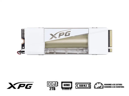 Unidad De Almacenamiento Ssd M.2 Pcie Xpg Mars 980 Storm 2tb (smar-980s-2tci) 80mm, Nvme Gen5 X4, Hasta 14000mb/s