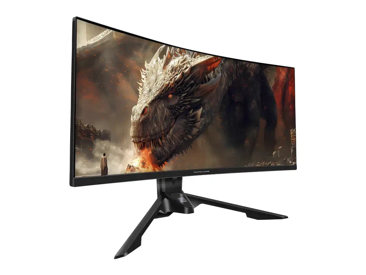 Monitor Asrock 34 Pulgadas Phantom (90lxa0j0-a0u1a0v) Gaming 180hz, 1ms, Freesync,2k+/wqhd, Curvo, 2 Hdmi, 2 Dp, Pg Mini-oled, 5 Usb, Altavoz.
