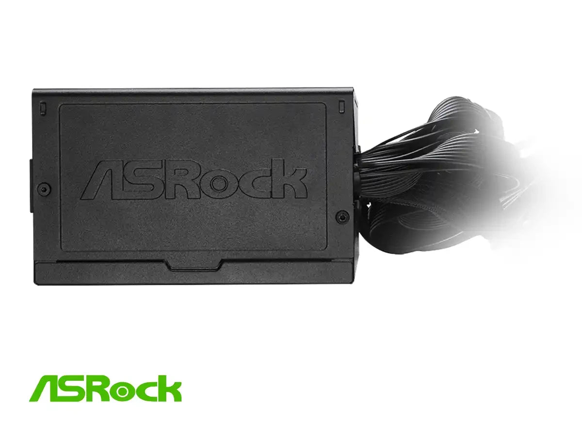 Fuente De Poder Asrock 550w Challenger Cl-550b (90-uxc055-bnuaaa) Atx, 80 Plus Bronze, No Modular, Negro