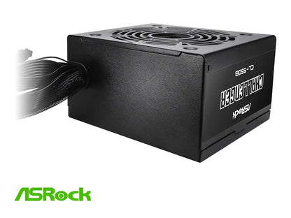 Fuente De Poder Asrock 550w Challenger Cl-550b (90-uxc055-bnuaaa) Atx, 80 Plus Bronze, No Modular, Negro