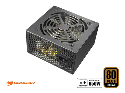 Fuente De Poder Cougar 650w Atlas (31al065002p01) Atx, 80 Plus Bronze, No Modular, Negro