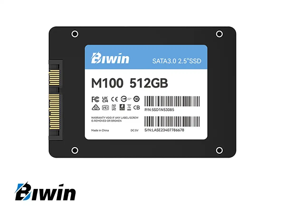Unidad De Almacenamiento Ssd Sata 2.5 Biwin 512gb M100, Sata 3 (ssdsbm10512g)