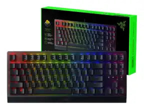 Teclado Gamer Razer Blackwidow V3 Tkl (rz03-03492300-r311) Mecanico, Switch Yellow, Led Rgb, Negro