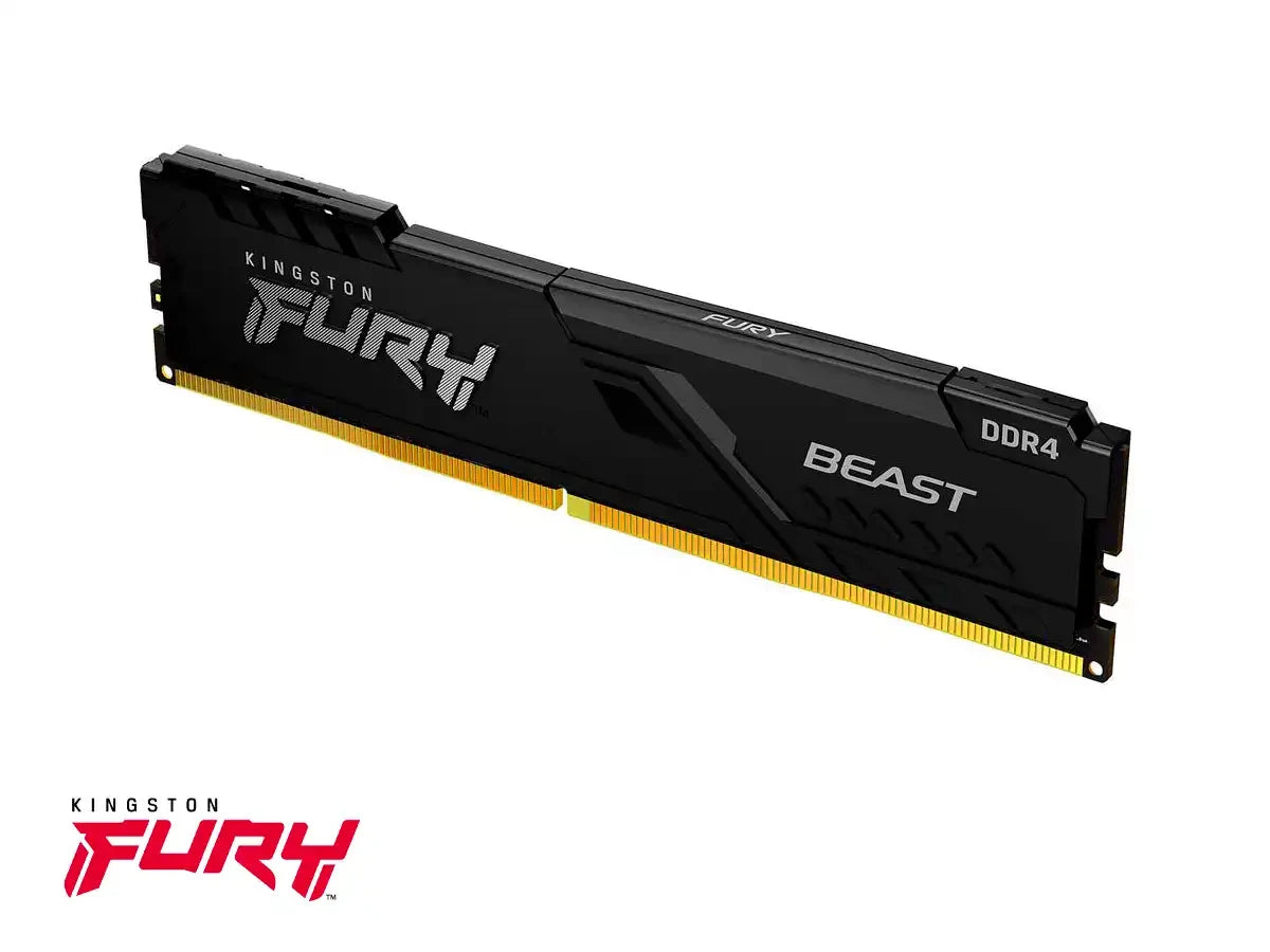 Memoria Ram Kingston Fury Ddr4 8gb Beast (kf432c16bb/8wp) 3200 Mhz, Negro, Cl16-18