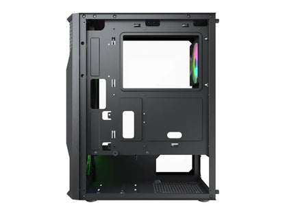 Case Cougar Mx110 Mesh Rgb Negro 650w Bronze Gaming, 4 Ventiladores Led Rgb, 2 Puertos Usb (392ga50.0001)