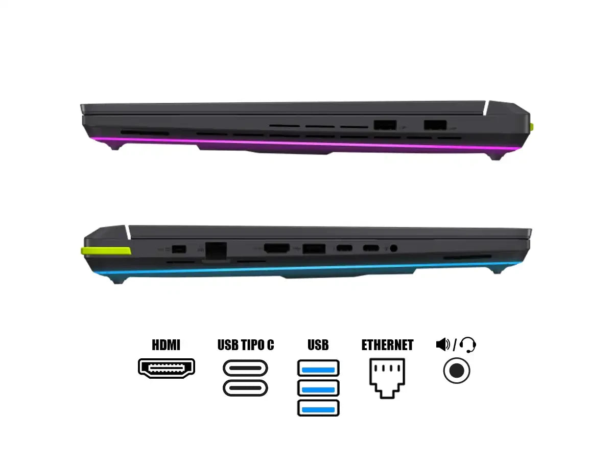 Laptop Asus Core Ultra 9 275hx Rog Strix G16 G615lm-rv015w (90nr0lj1-m000k0) 16" Fhd 165hz, Ram 16gb, Ssd 1b, Rtx 5060 8g, Win11, Mochila+mouse