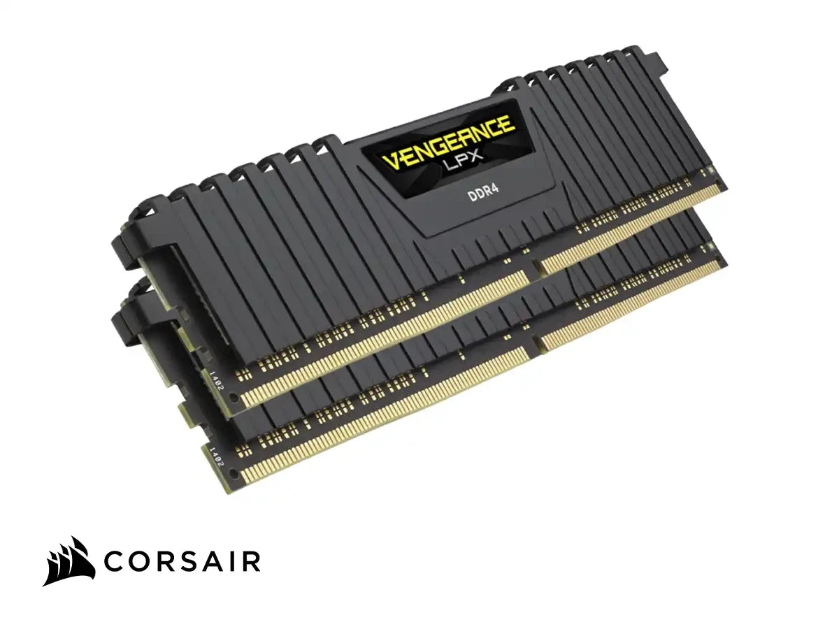 Memoria Ram Corsair Ddr4 32gb (16gbx2) Vengeance Lpx (cmk32gx4m2e3200c16) 3200 Mhz, Negro