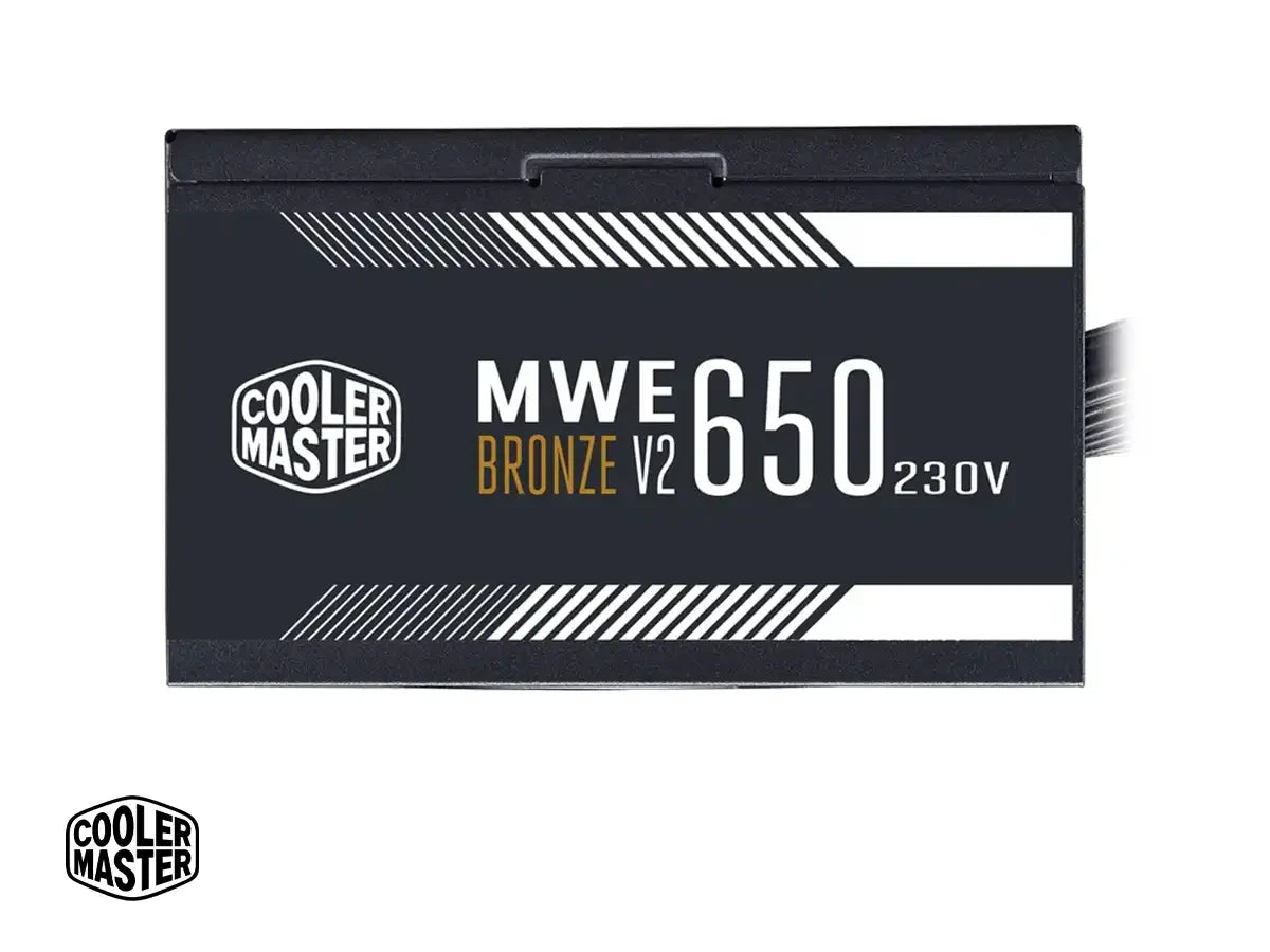 Fuente De Poder Cooler Master 650w Mwe V3 (mpe-6501-acabw-bus) Atx, 80 Plus Bronze, Negro