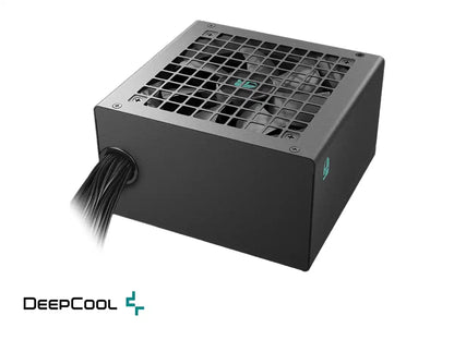 Fuente De Poder Deepcool 600w, Pf600x 80 Plus Bronze (pf600x-hd) Atx, 80 Plus Bronze, No Modular, Negro