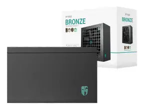 Fuente De Poder Deepcool 700w, Pf700x 80 Plus Bronze (pf700x-hd) Atx, 80 Plus Bronze, No Modular, Negro