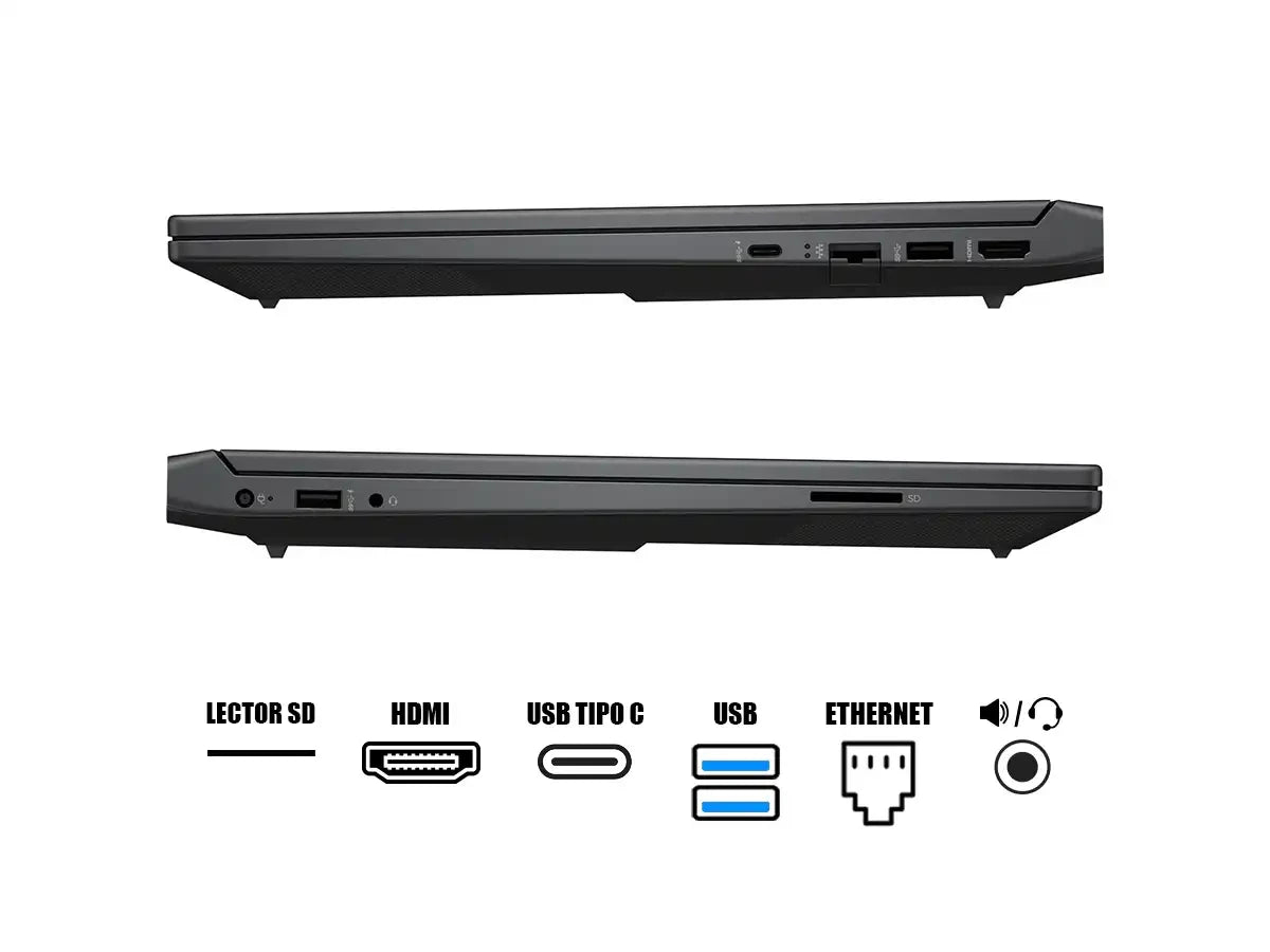 Laptop Hp Core I5-13420h Victus 15-fa2082 Gaming (b5eq3ua#aba) 15.6" Fhd 144hz, Ram 16gb, Ssd 512gb, Rtx 4050 6gb, Win11, Silver, 13gen