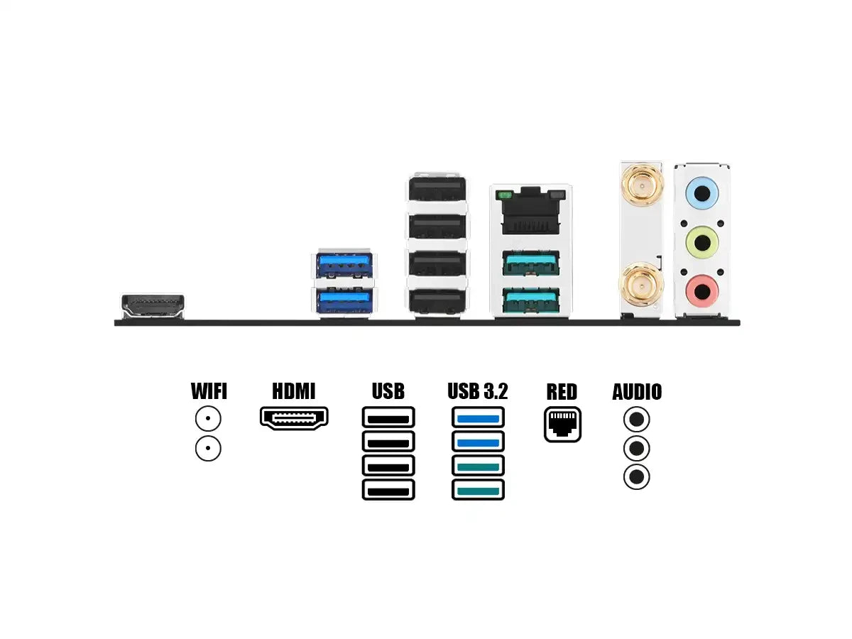 Placa Madre Asus B650m-ayw Wifi (90mb1ki0-m0eay0) Socket Am5, Ddr5 Buss 7600oc Mhz