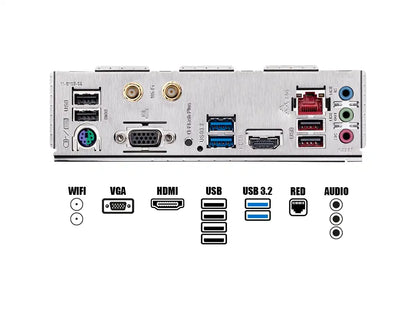 Placa Madre Gigabyte B650m Gaming Wifi (g-b650m-gaming-wifi ) Socket Am5, Ram Ddr5 Buss 7600oc Mt/s