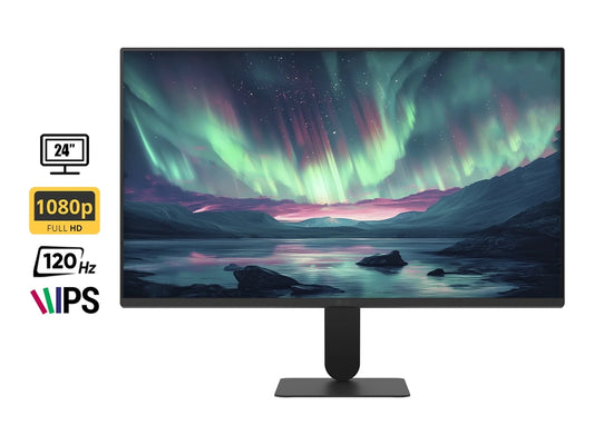 Monitor Lg 24 Pulgadas, (24u411a) Ips, Srgb 99% Y Hdr10, Puerto Vga, Hdmi, 5ms, 120hz, Resolucion 1920x1080
