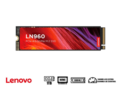 Unidad De Almacenamineto Ssd M.2 Pcie Lenovo 1tb Nvme Ln960, 2280 (5sd1n53082)