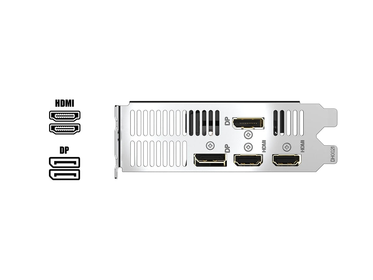 Tarjeta De Video Gigabyte Geforce Rtx 5050 8gb Low Prolife Oc Gddr6 (90gv-n5050oc-8gl) Nvidia 128 Bits, 3 Ventiladores