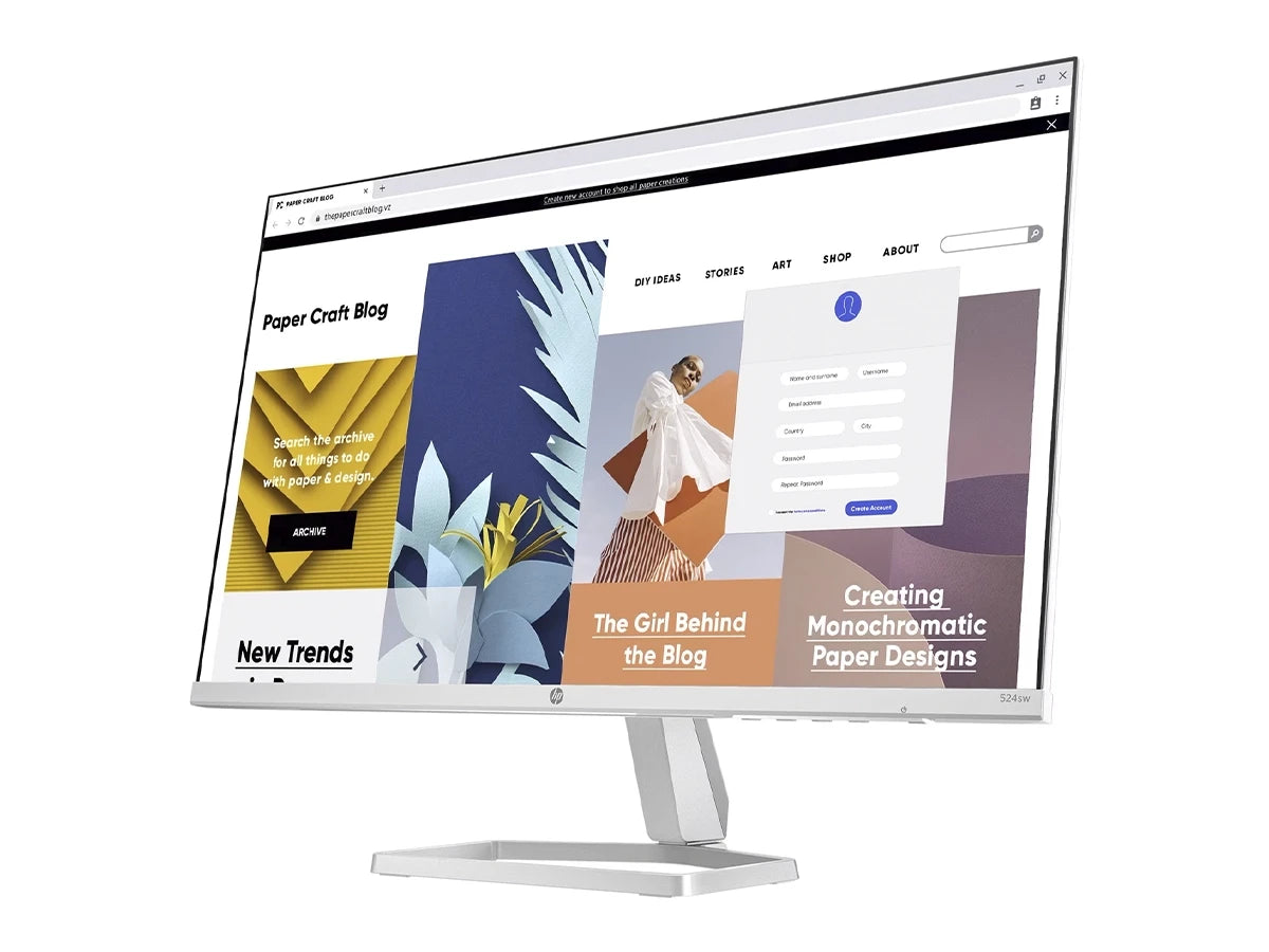 Monitor Hp 23.8 Pulgadas 524sw (94c21aa) Frecuencia 100hz, Fhd, 5ms, 1 Hdmi, 1 Vga