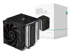 Cooler Para Procesador Deepcool Ak620 Digital Se (r-ak620-bkadmn-gjd) 2 Ventiladores, 120mm, Negro