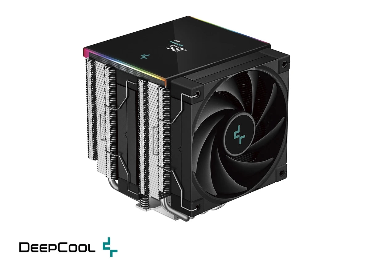 Cooler Para Procesador Deepcool Ak620 Digital Se (r-ak620-bkadmn-gjd) 2 Ventiladores, 120mm, Negro