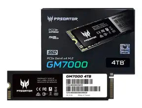 Disco Solido Ssd M.2 Pcie Acer 4tb Predator Gm7000 (bl.9bwwr.107) Gen4x4, Nvme, Para Pc, Laptop, Lectura 7400mb/s