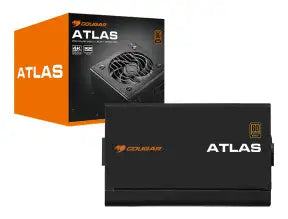 Fuente De Poder Cougar 750w Atlas 750 (31al075001p01) Atx, 80 Plus Bronze, No Modular, Negro